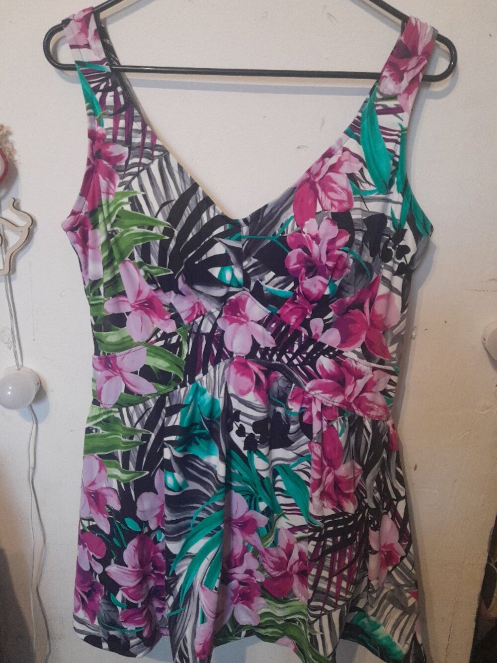 Floral Swim Dress Size 18W